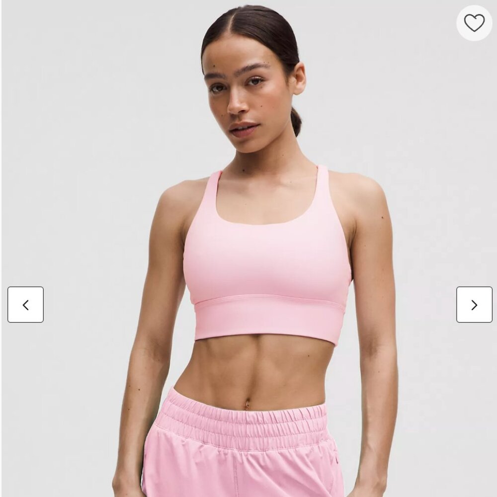 NWT lululemon Energy Longline Bra Medium Support, B–D Cups